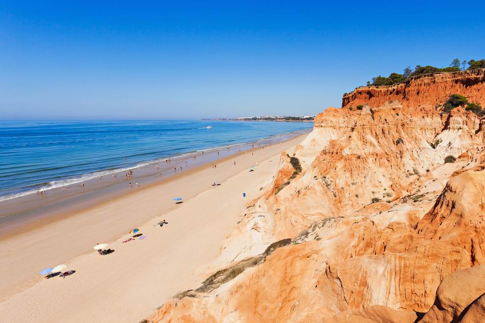 albufeira praia da falesia