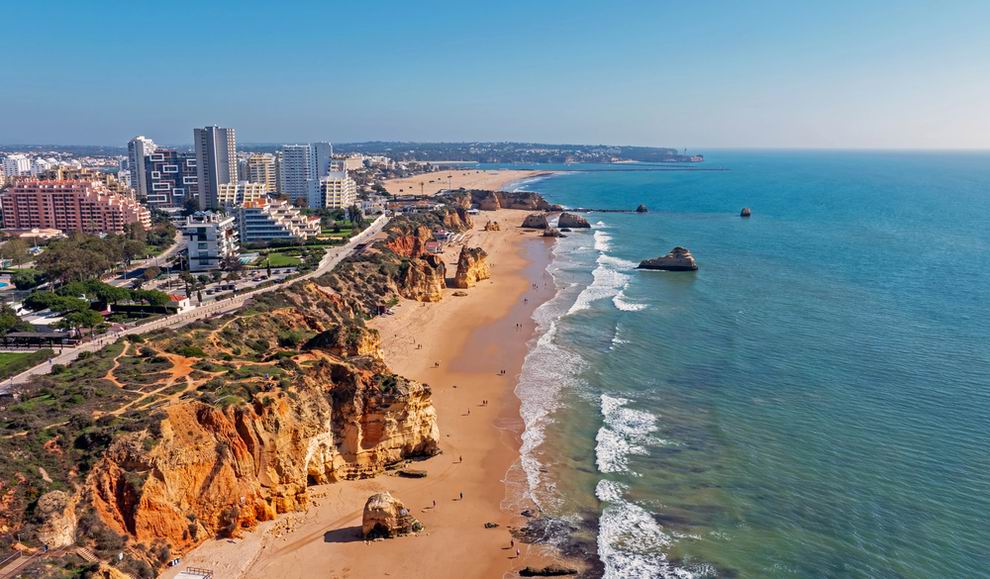 portimao praia da rocha strand Algarve Portugália